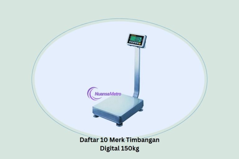 Daftar 10 Merk Timbangan Digital 150kg