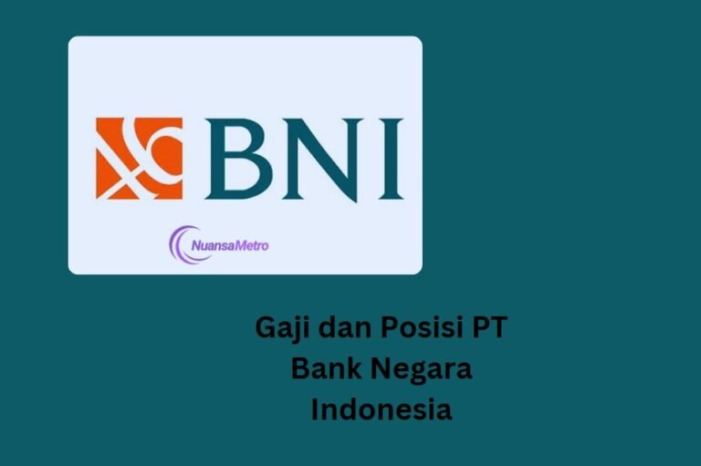 Gaji dan Posisi PT Bank Negara Indonesia